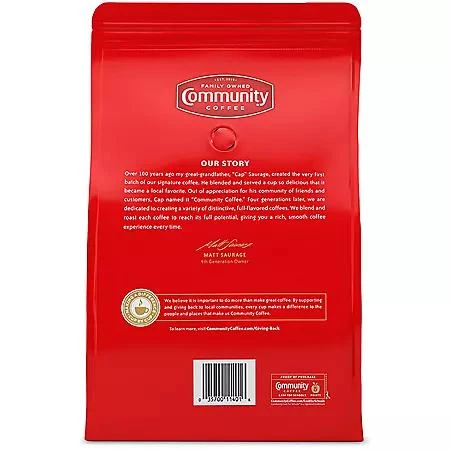 Community Coffee Community Coffee Medium Roast Ground Coffee, Breakfast Blend, 46 oz. 3