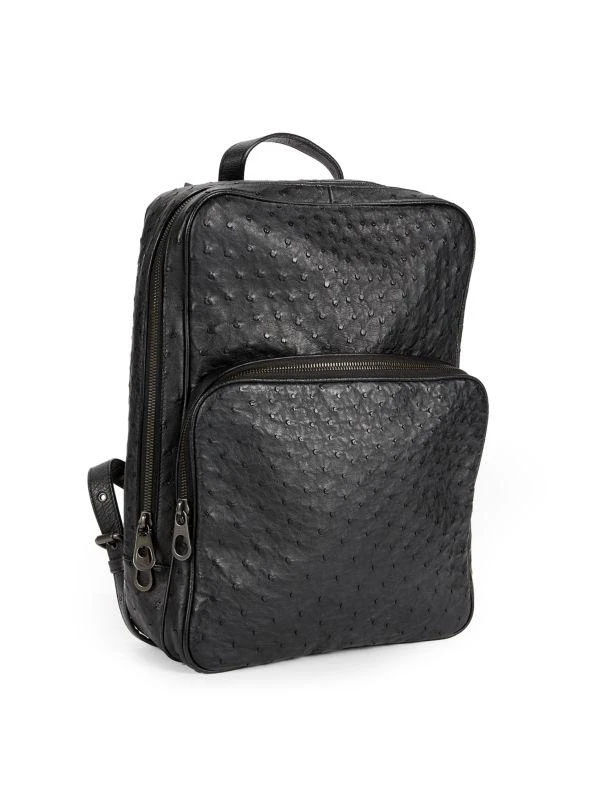 Bottega Veneta Ostrich Embossed Leather Backpack 1