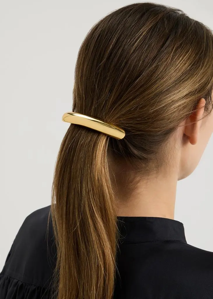 LIE STUDIO The Molly 18kt gold-plated hair clip 2