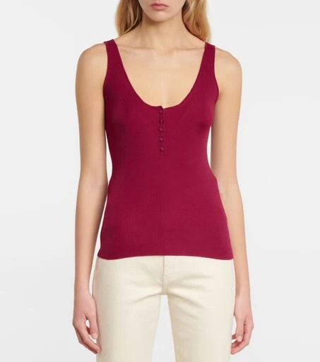 Altuzarra Daphne wool and cashmere tank top 5