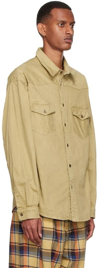 Faith Connexion Khaki Cotton Shirt 2