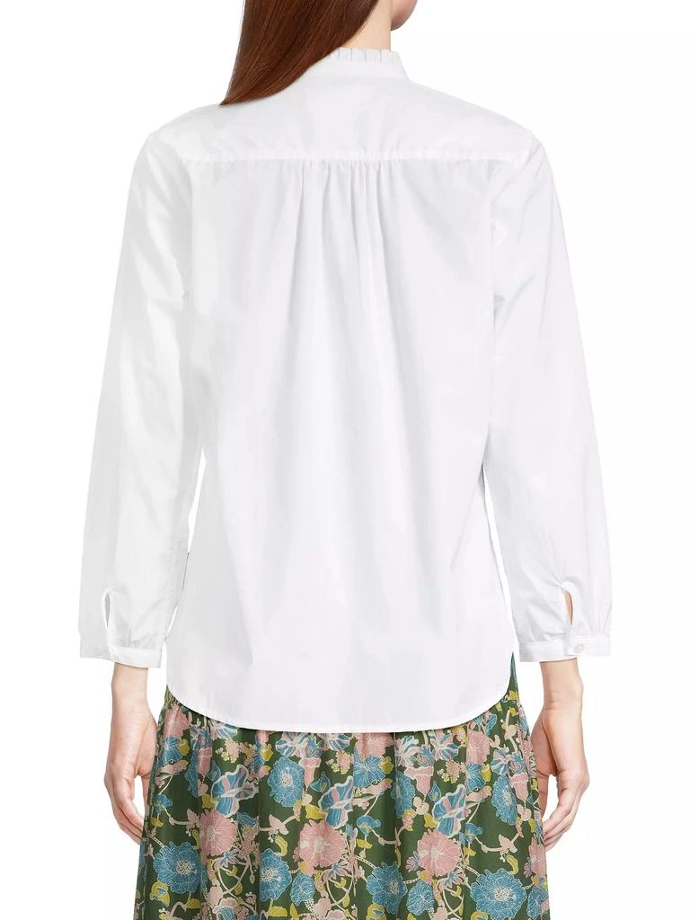 Birds of Paradis Henea Ruffled Cotton Shirt 5