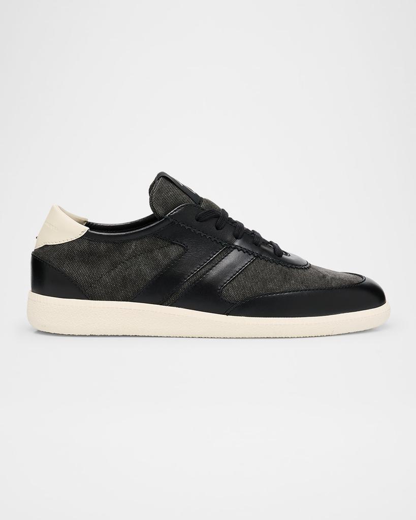 Giuseppe Zanotti Men's Orei Canvas and Leather Low-Top Sneakers