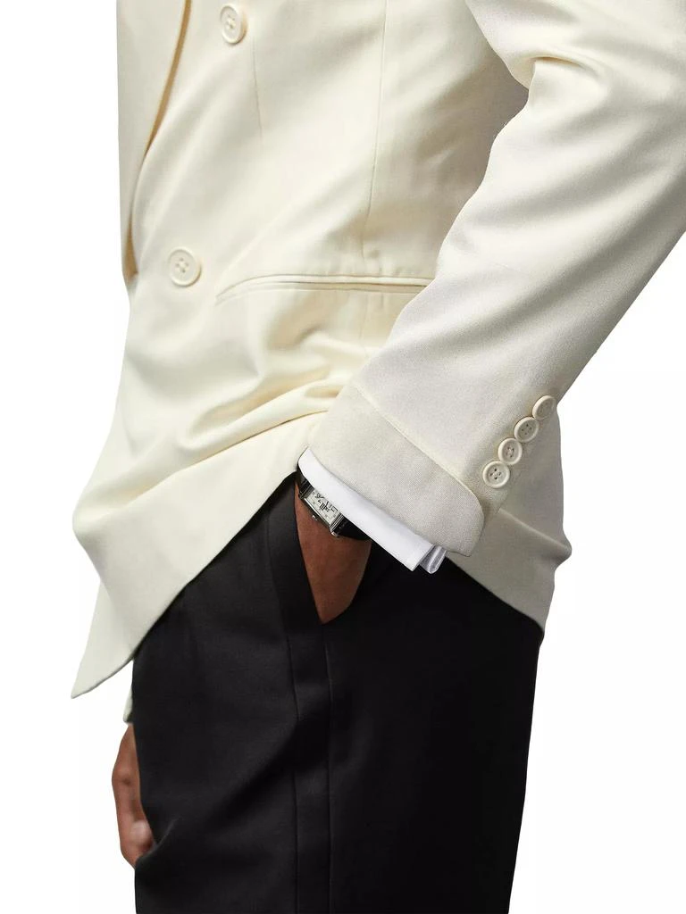 Ralph Lauren Kent Silk Double-Breasted Blazer 5