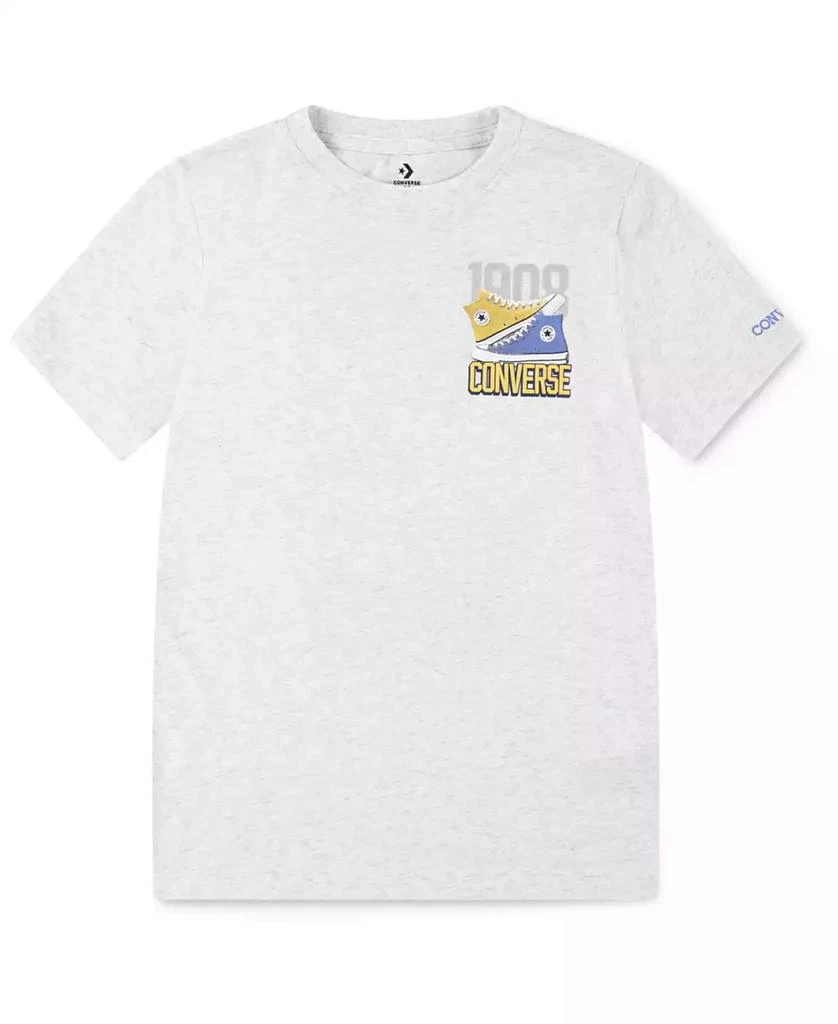 Converse Big Boys Retro Front Back Sneaker T-shirt 1