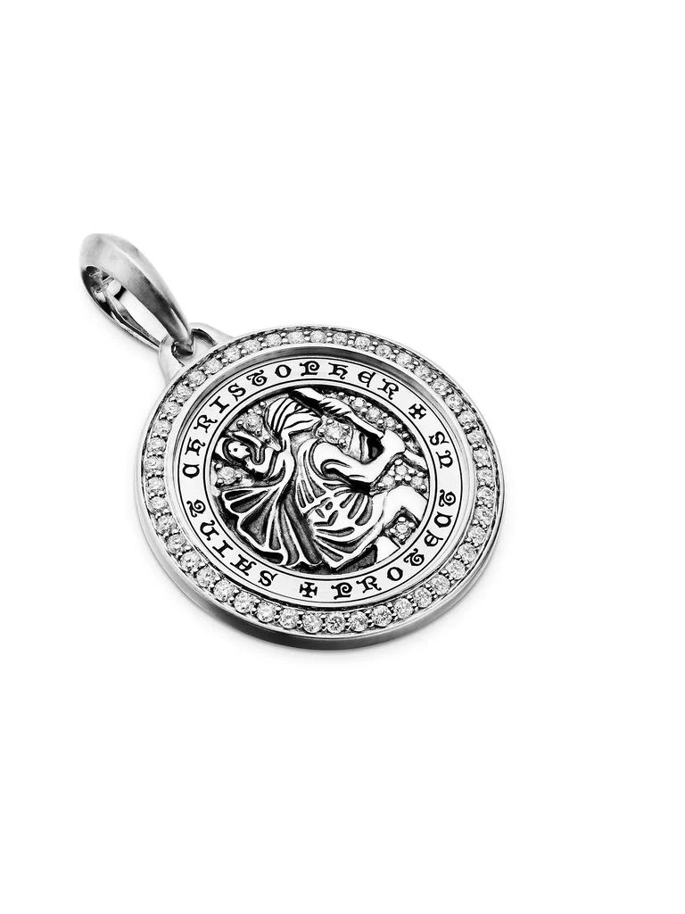 David Yurman St. Christopher Amulet in Sterling Silver 4
