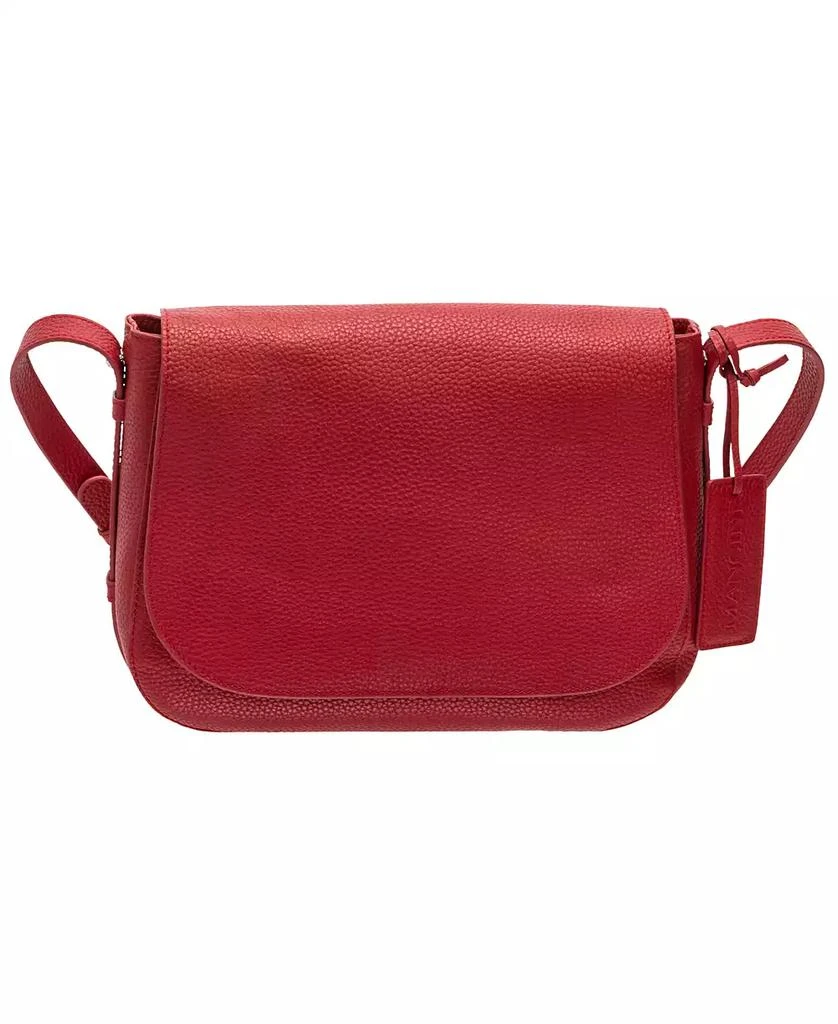 Mancini Leather Goods Women's Pebbled Amy Crossbody Handbag 3