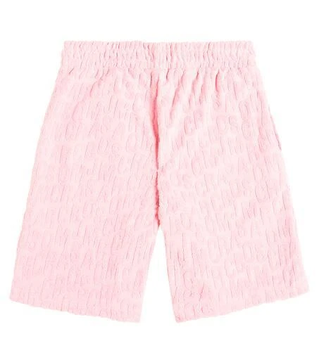 Marc Jacobs Monogram jacquard cotton-blend terry shorts 4