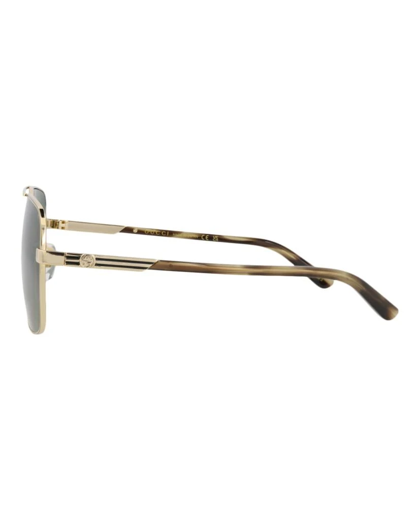 Gucci Aviator-Frame Metal Sunglasses 3