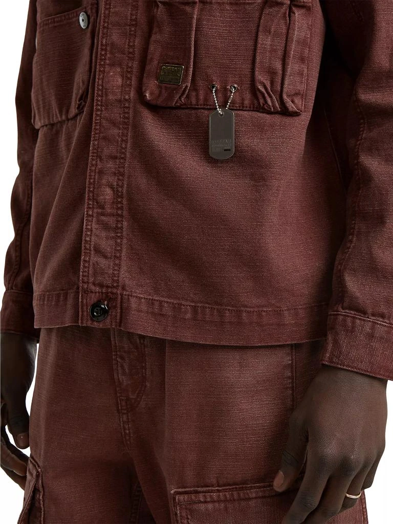 G-Star Cotton Button-Front Overshirt 5