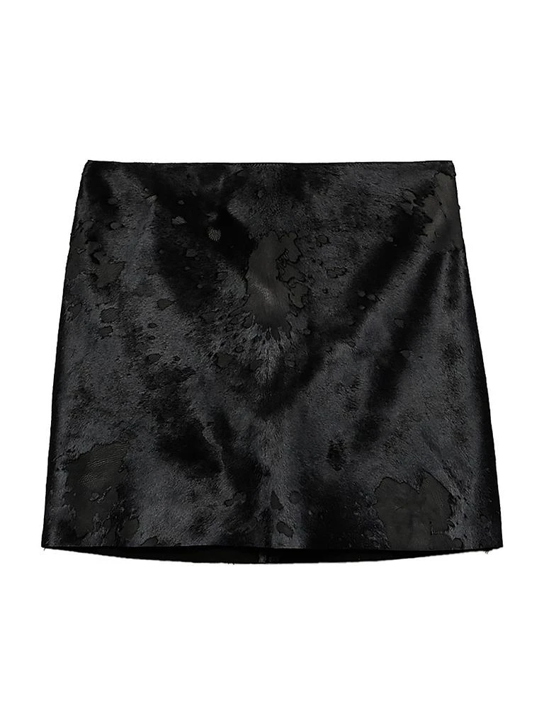 Prada Leather Miniskirt 1