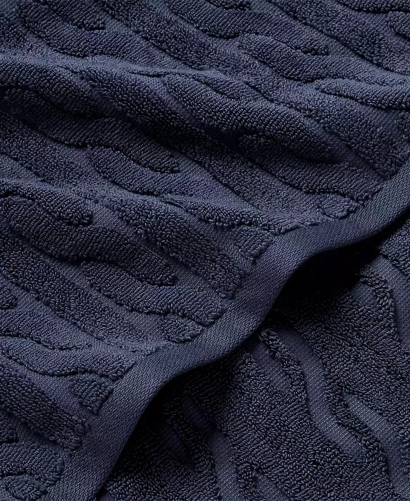 Ralph Lauren Sanders Cable Hand Towel, 16" x 30" 4