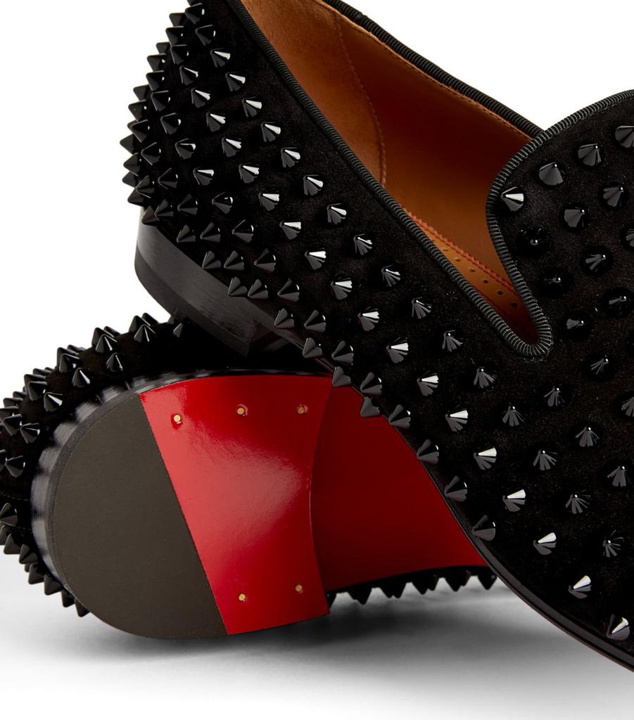Christian Louboutin Dandelion Spikes Leather Loafers - Business