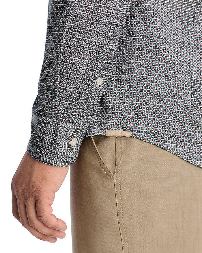 Jack Victor Irvine Cotton Blend Printed Button Down Shirt 6