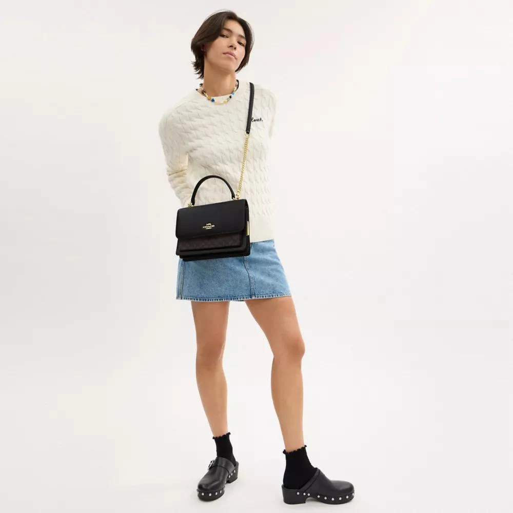 Coach Klare Top Handle Bag In Signature Canvas 2