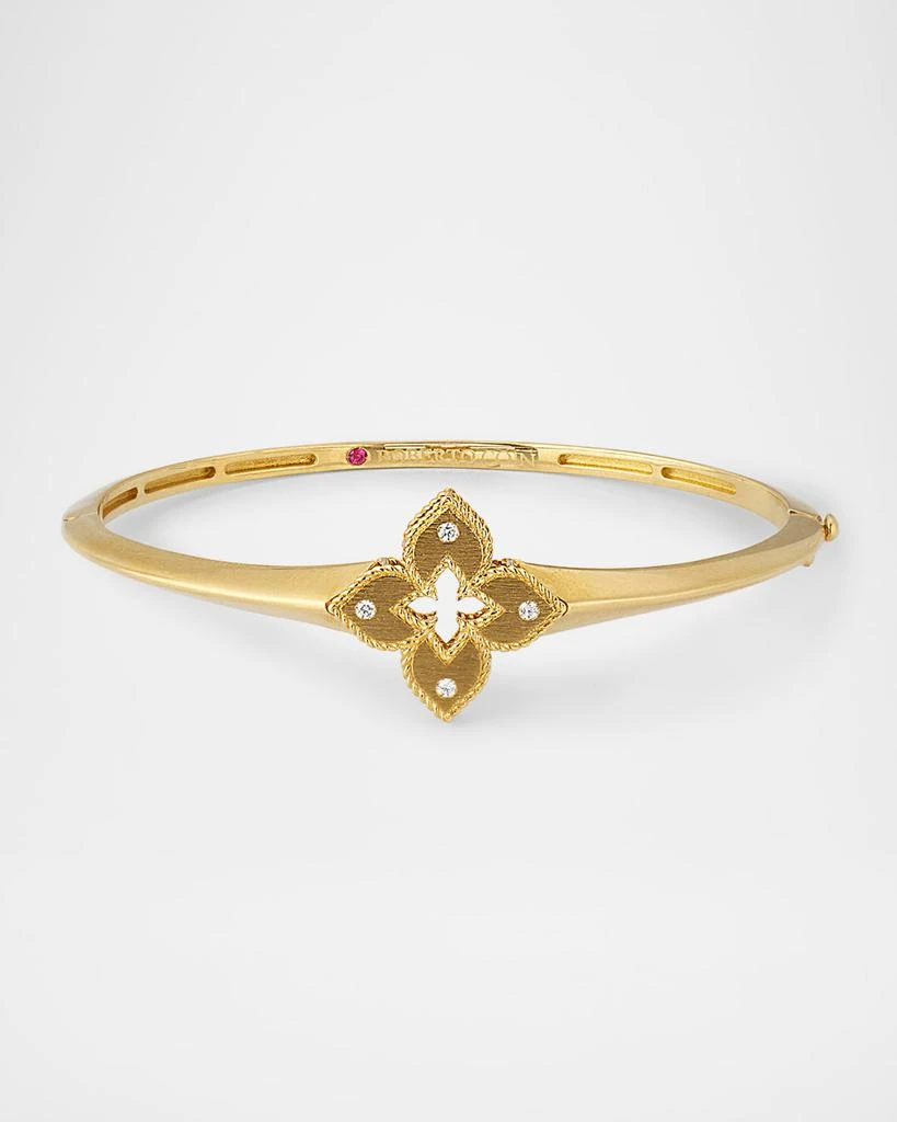 Roberto Coin 18K Gold Diamond Bangle Bracelet