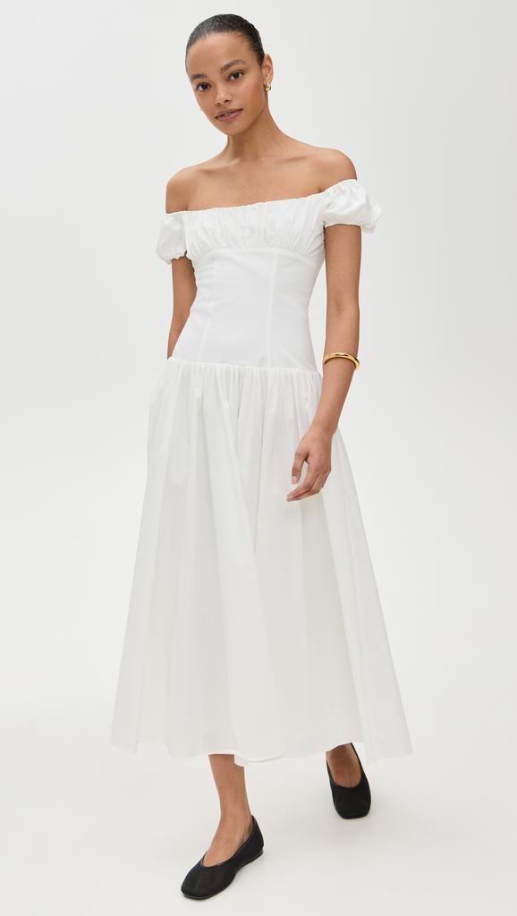 CAROLINE CONSTAS Augusta Drop Waist Maxi Dress