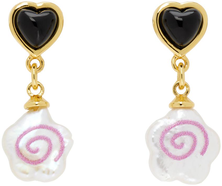 Gold Narutomaki Earrings – On Sale Now with Up to 54% Off