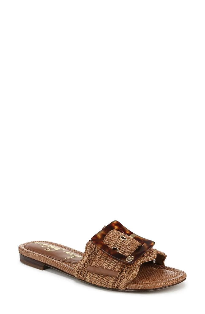 Sam Edelman Bambi Raffia Buckle Slide Sandal 1