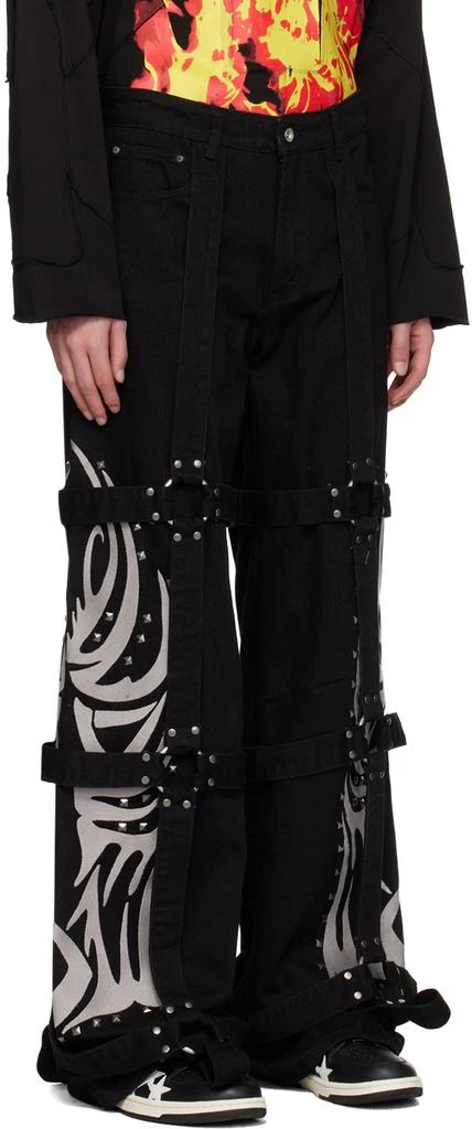Who Decides War Black Bondage Jeans 2