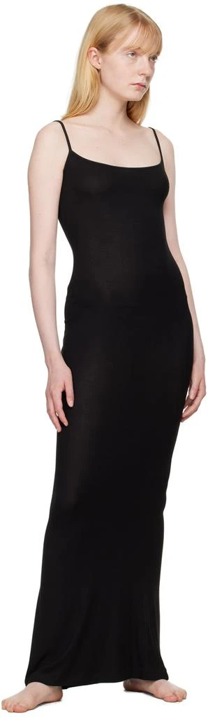 SKIMS Black Soft Lounge Long Slip Maxi Dress 4