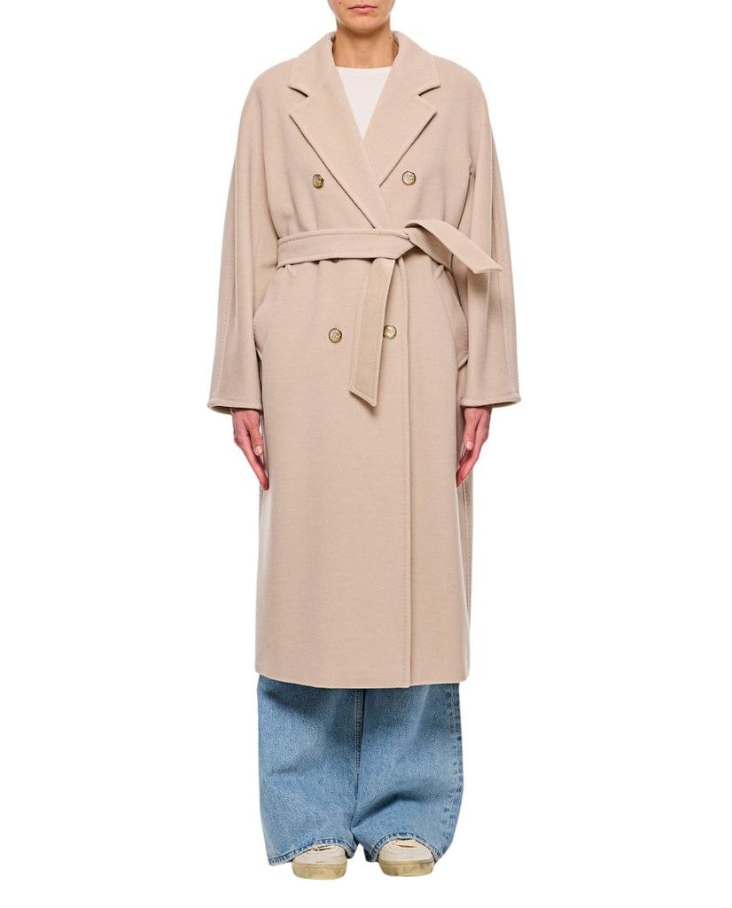 Max Mara Teddy Crop' White Wool Blend Coat - Jackets - Free