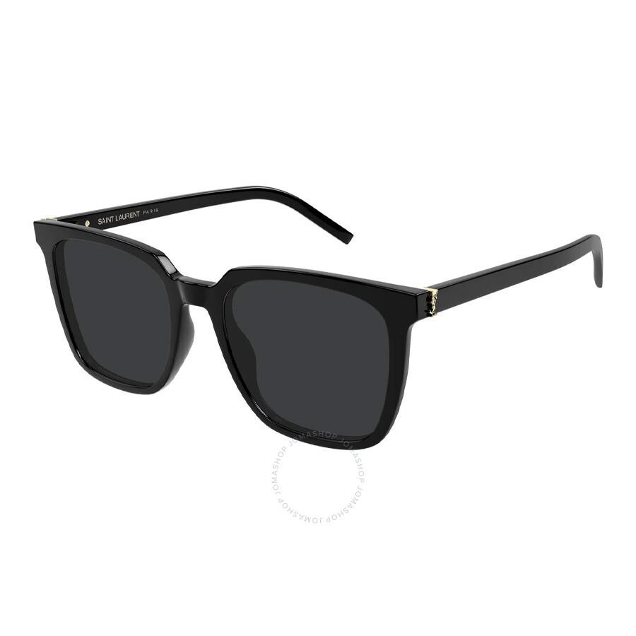 Yves Saint Laurent Black Square Ladies Sunglasses SL M146 001 54