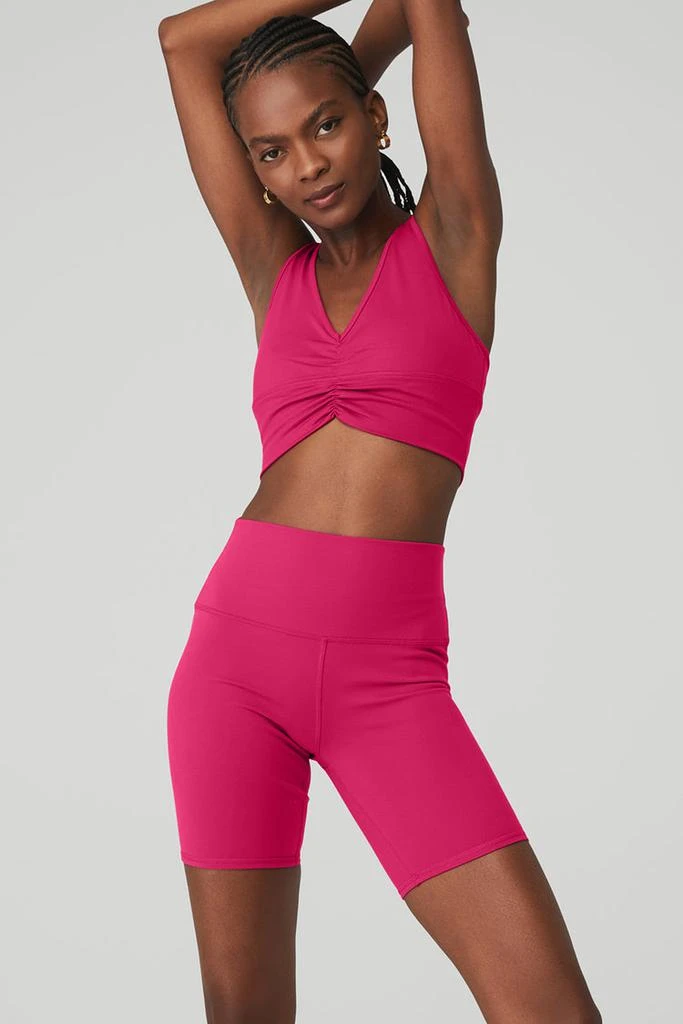 Alo Wild Thing Bra - Charcoal Green 1