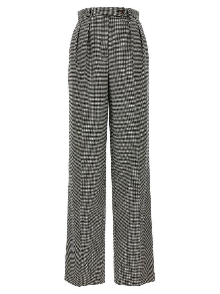 ROCHAS Rochas Houndstooth Patterned Pants
