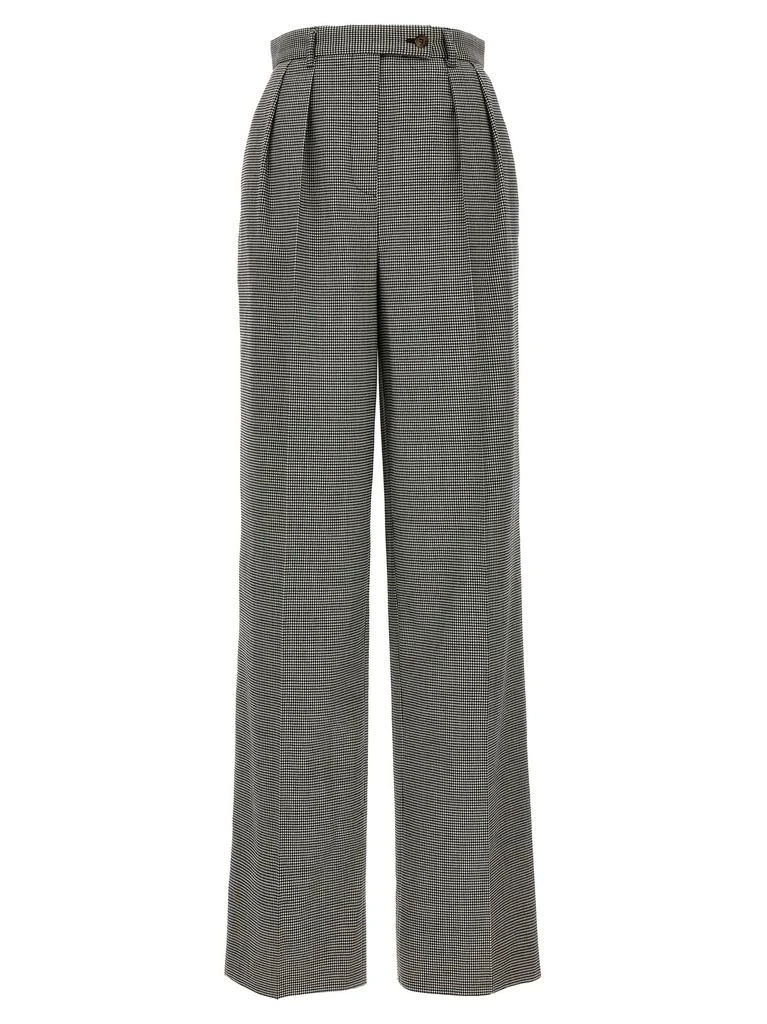 ROCHAS Rochas Houndstooth Patterned Pants 1