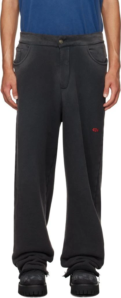 424 Black Big Daddy Sweatpants 1