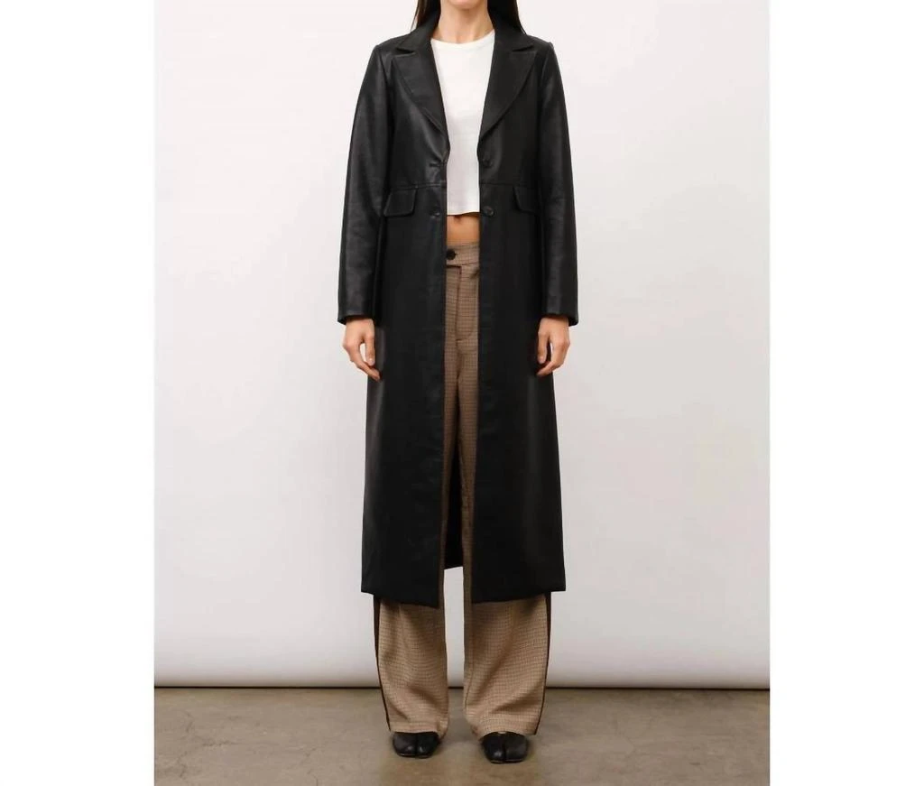 Loucia Loucia - Thalia Faux Leather Coat