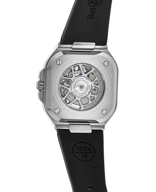 Bell & Ross Bell & Ross BR 05 Black Dial Rubber Strap Men's Watch BR05A-BL-ST/SRB 3