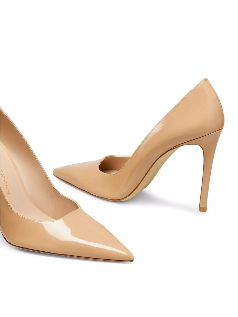 Stuart Weitzman Power 100MM Patent Leather Pumps 4