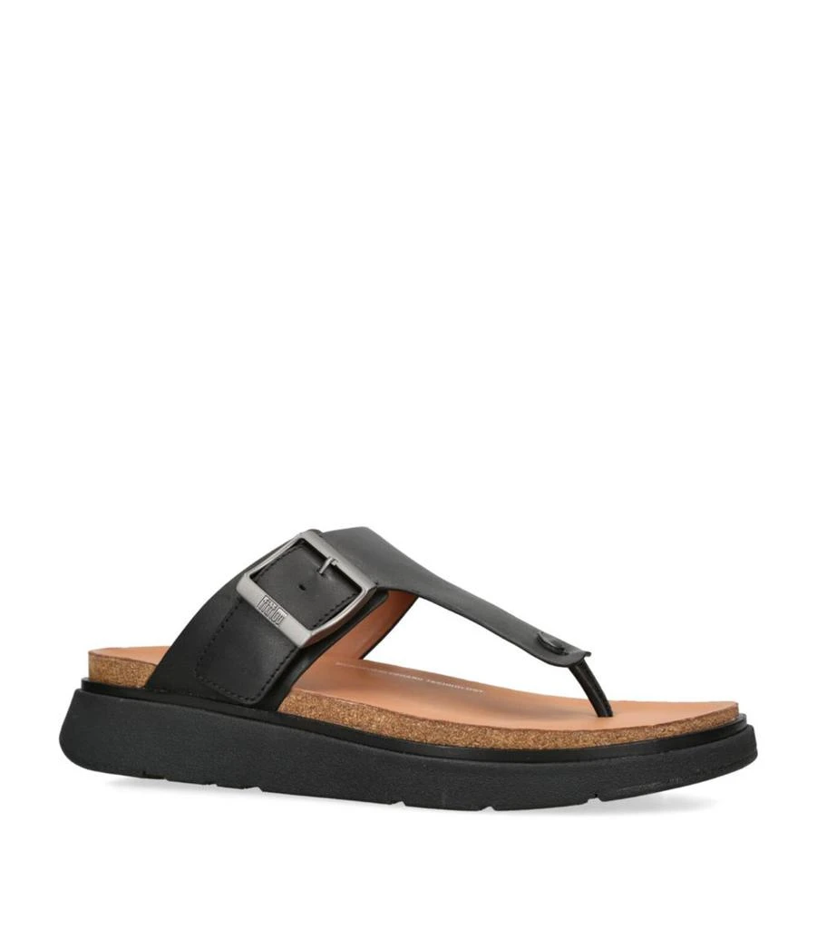 FitFlop Leather Gen-Ff Toe-Post Sandals 3