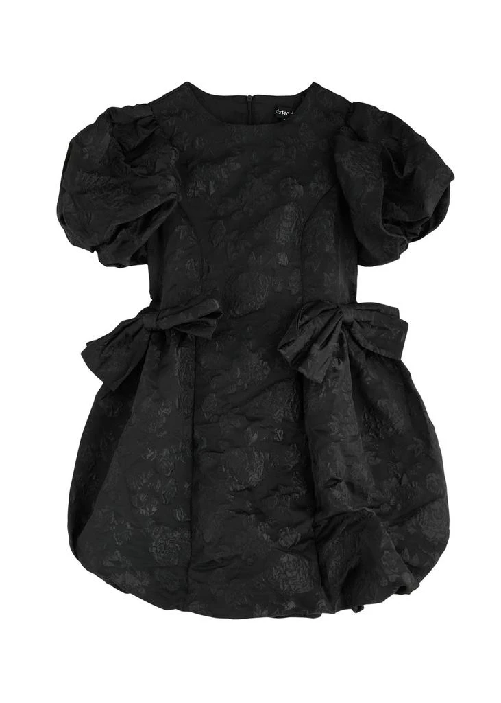 Sister Jane Bow-embellished cloqué mini dress 1