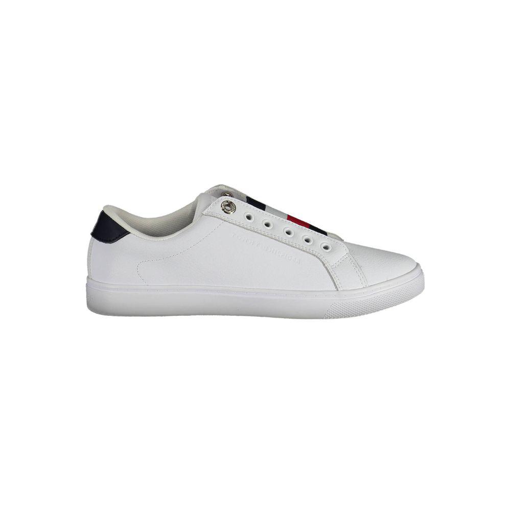 Tommy Hilfiger Tommy Hilfiger White Polyester Sneaker