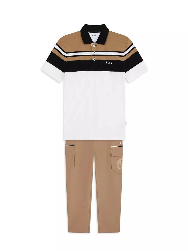 Hugo Boss Little Boy's & Boy's Logo Polo Shirt 2