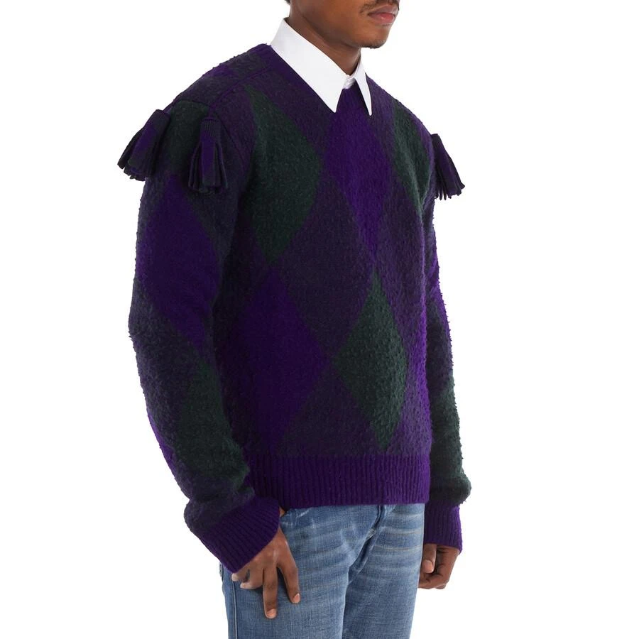 Burberry Diamond-Pattern Wool Jumper 2