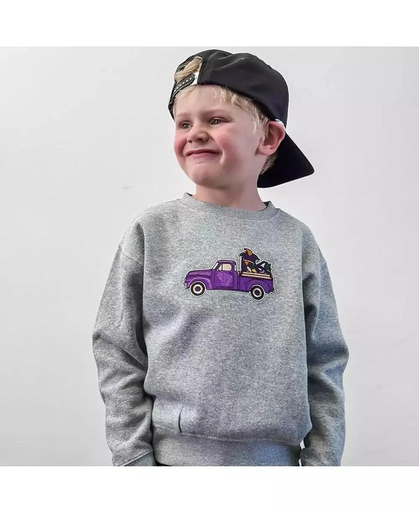 Sweet Wink Little Boys Mardi Gras Truck Patch Sweatshirt 2