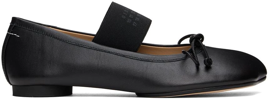 MM6 Black Anatomic Ballerina Flats 1