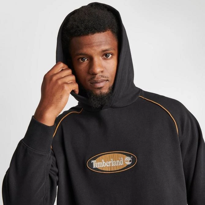 TIMBERLAND Men's Timberland Oval Logo Graphic Pullover Hoodie 9