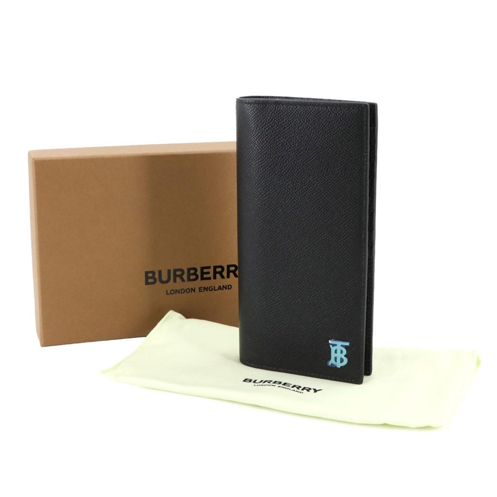 Burberry Leather Long Wallet (Bi-Fold) (Pre-Owned)