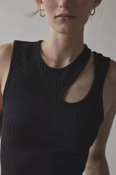 Urban Outfitters UO Cleo Asymmetrical Cutout Cropped Tank Top 1