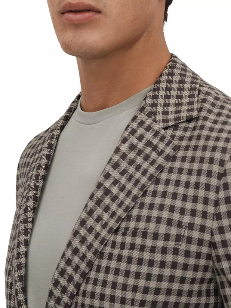 REISS Nano Wool Grid Blazer 5