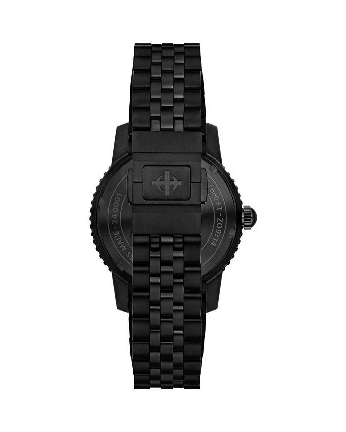 ZODIAC Compression Diver Automatic Black Stainless Steel Watch, 40mm 3
