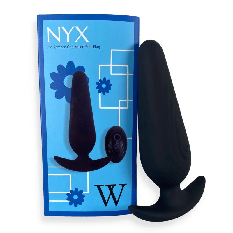 V For Vibes Remote Control Anal Plug, Vibrating Anal Toy Nyx Black 1