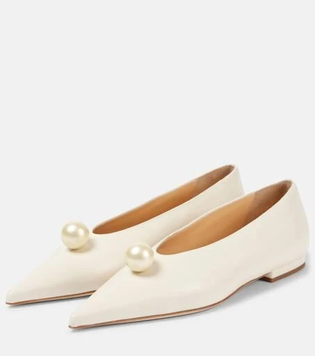 Magda Butrym Leather ballet flats 4