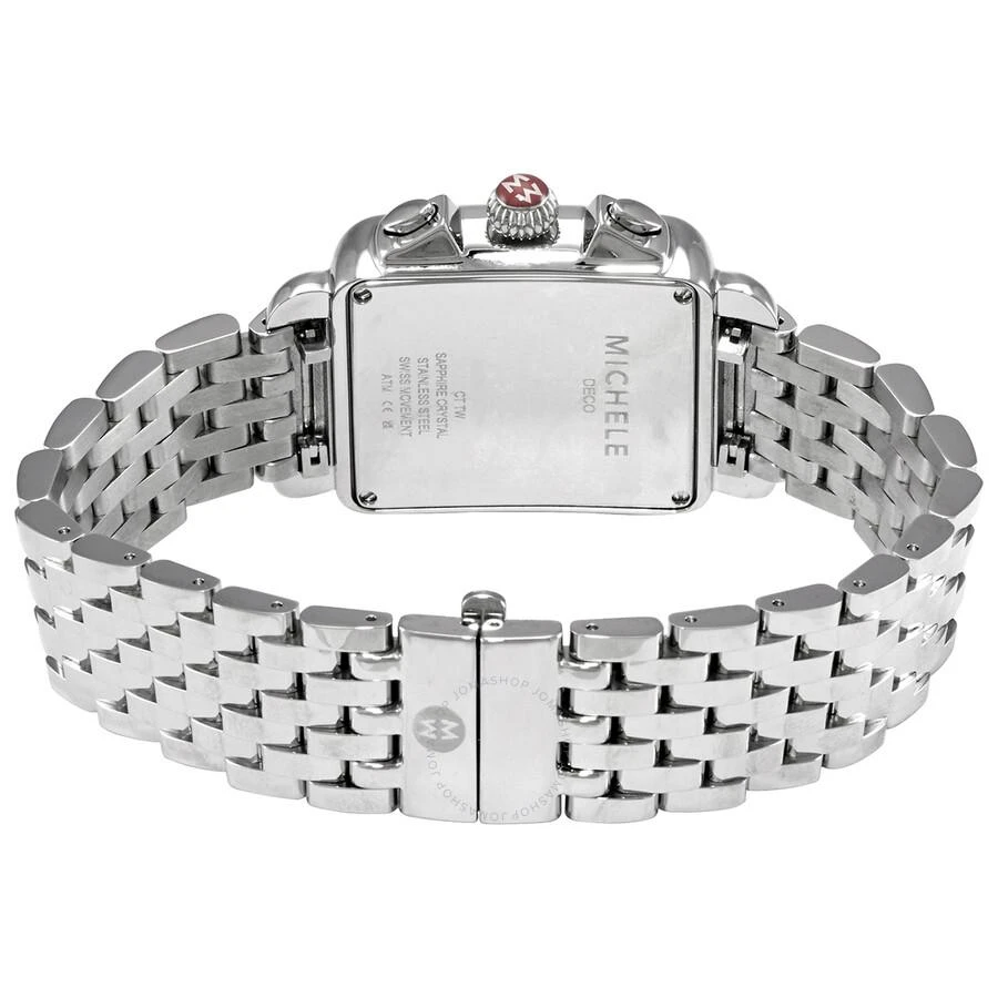 Michele Deco Chronograph Quartz Diamond White Mother of Pearl Dial Ladies Watch MWW06A000778 3