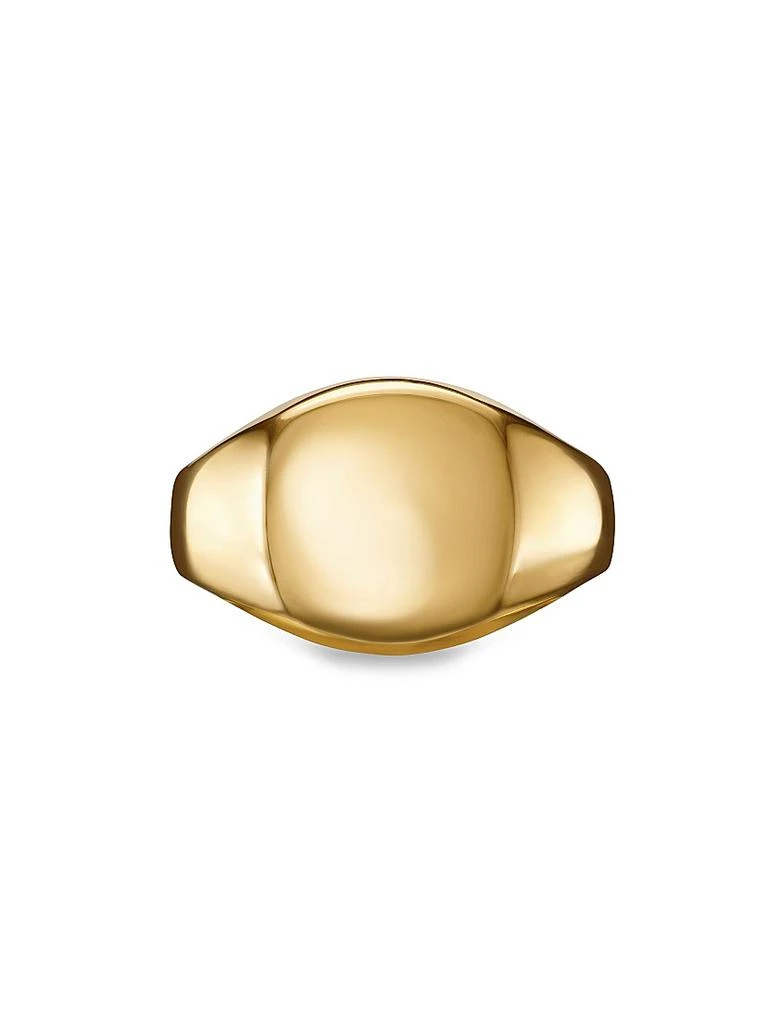 David Yurman Streamline Pinky Ring in 18K Yellow Gold 4